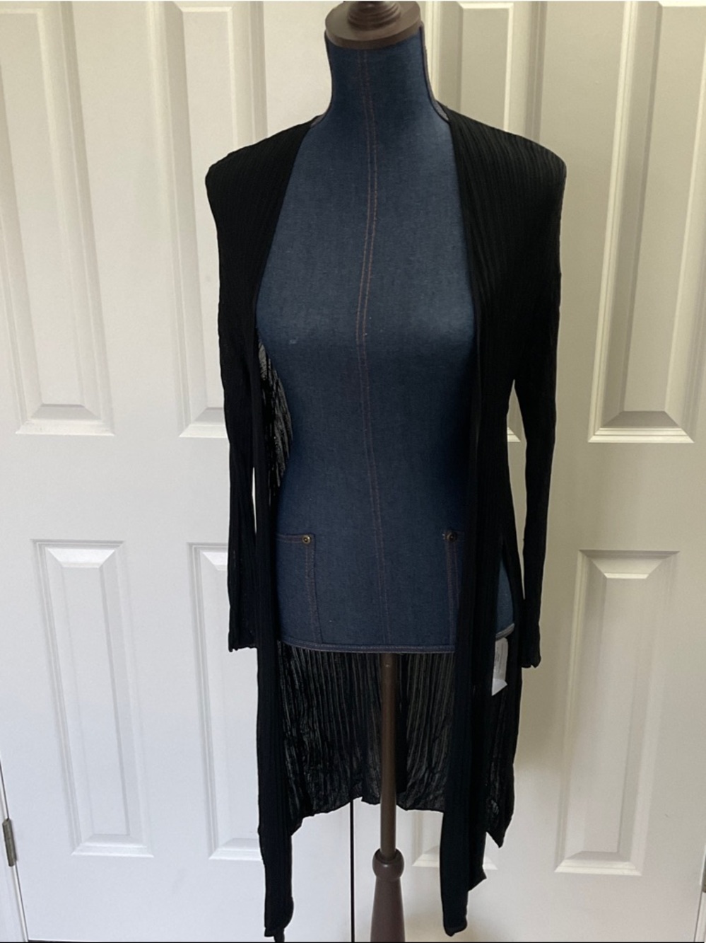 MM Lafleur Graham Kimono Ribbed Open-Front Cardigan